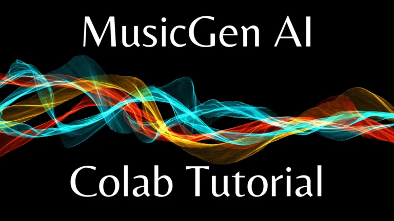 MusicGen colab tutorial